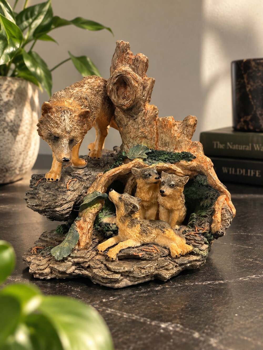 Wolf Family Figurine